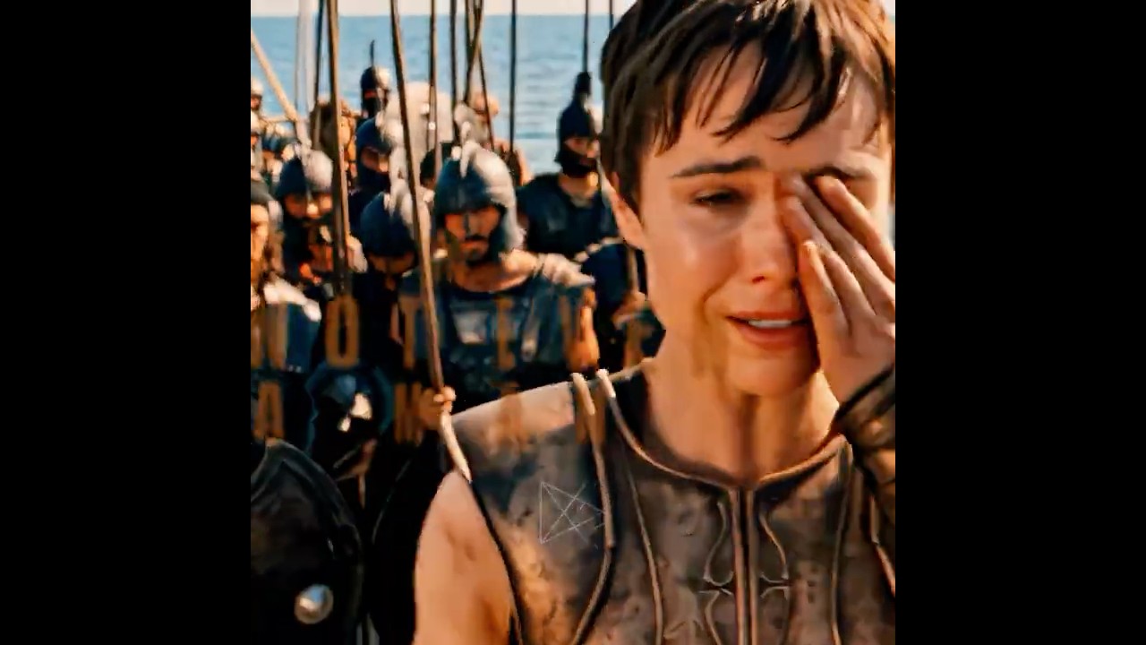 Elliot Page as Achilles? Troy Multiverse Part 2! 😂 #shorts